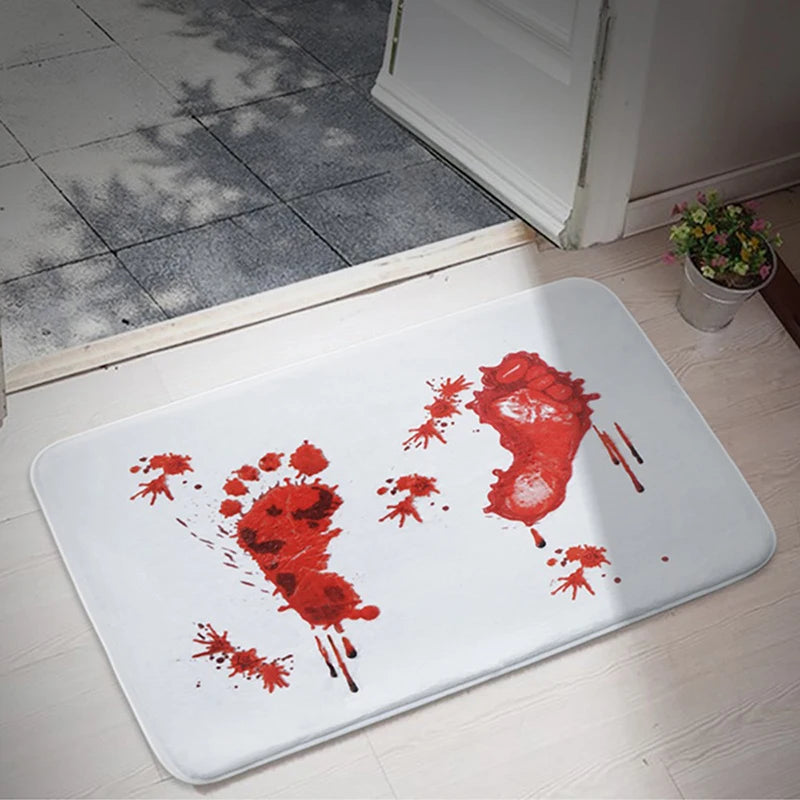 Bloody Halloween Mat